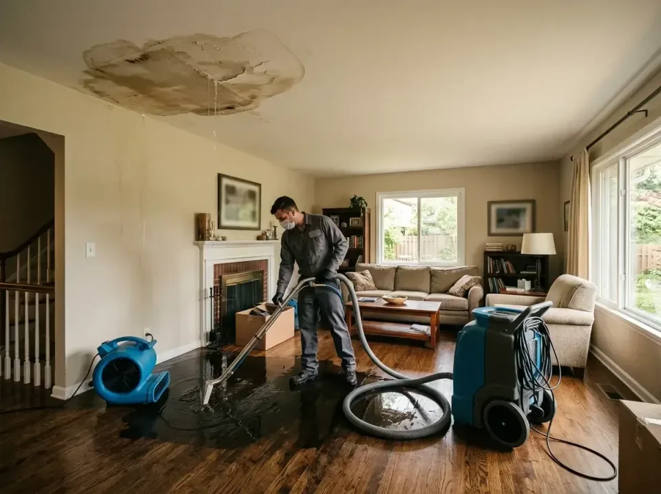 attic-pipe-burst-ceiling-drip-008 — frequently asked questions, Water Damage Restoration & Carpet Care in Cambridge Springs,…